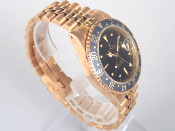 ロレックス GMTマスター Ref.16758 ブラック文字盤 中古 gmt-master-3 ジュビリーブレスレット