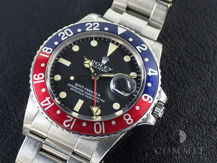 ロレックス GMTマスター Ref.16750 ステンレススチール ブラック文字盤 中古 YSH545FM
