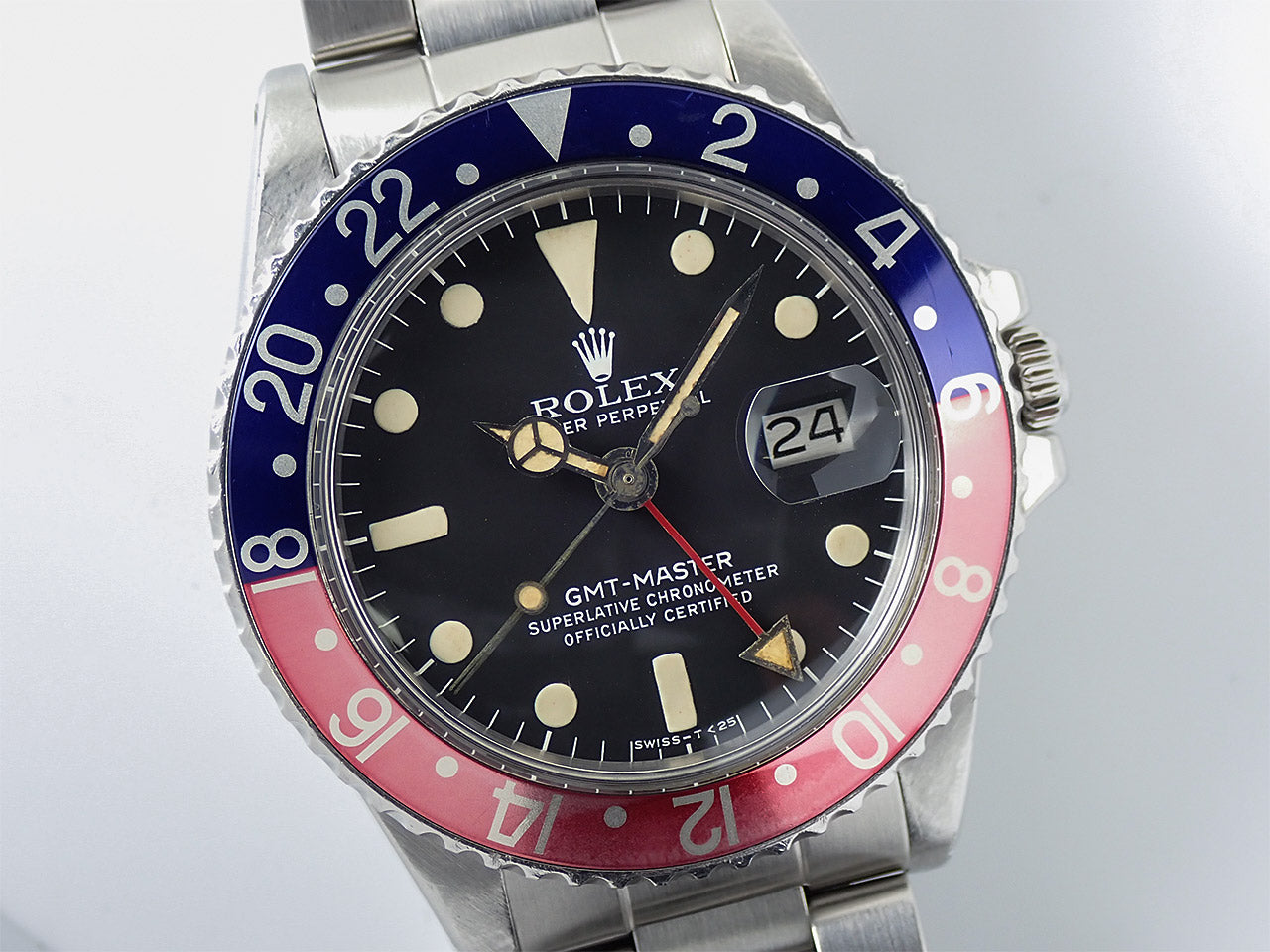 Rolex GMT Master Ref.1675 SS Black Dial