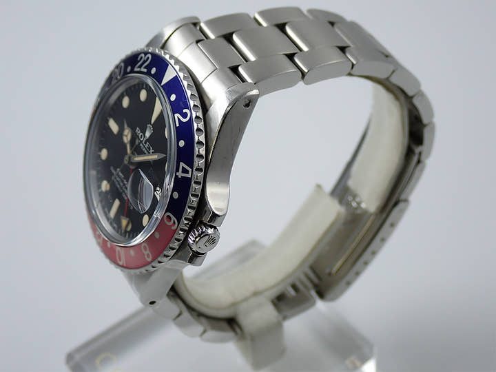 ロレックス GMTマスター Ref.1675 ステンレススチール ブラック文字盤 オイスターブレスレット