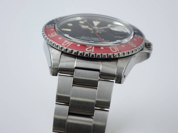 ロレックス GMTマスター Ref.1675 ステンレススチール ブラック文字盤 オイスターブレスレット