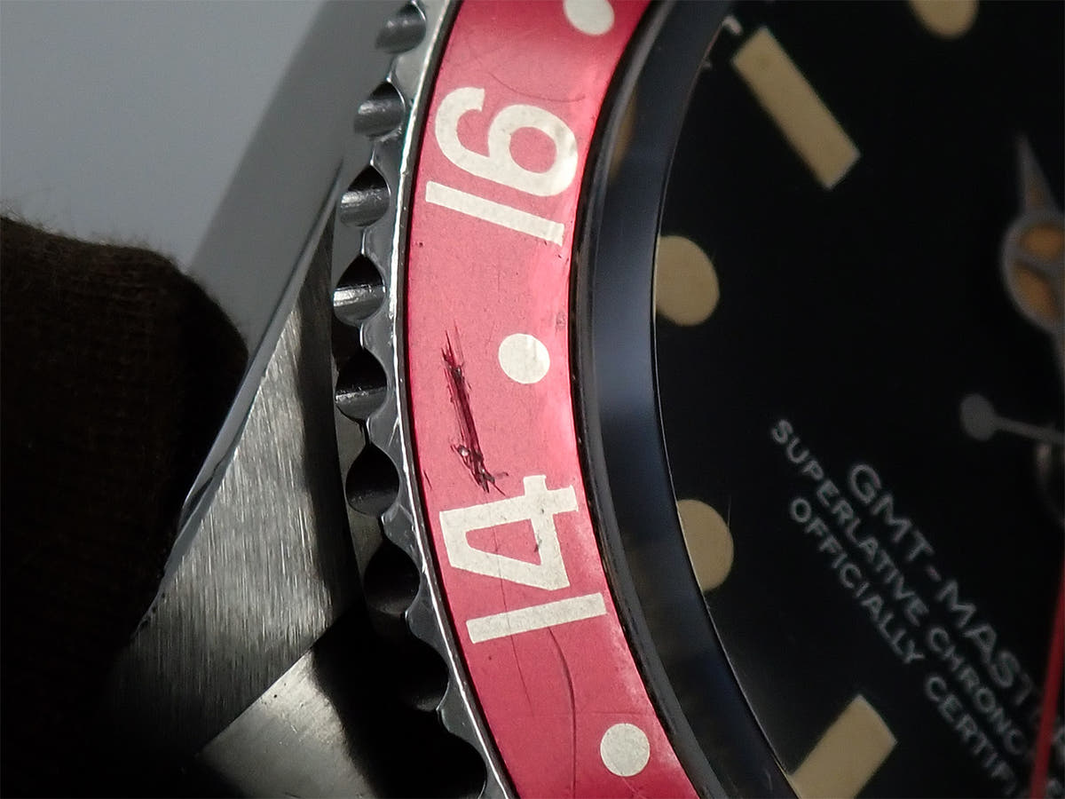 ロレックス GMTマスター Ref.1675 ブラック文字盤 中古 24TVFTS4