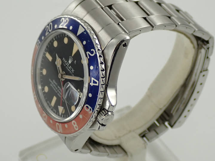 ロレックス GMTマスター Ref.1675 ステンレススチール ブラック文字盤 オイスターブレスレット