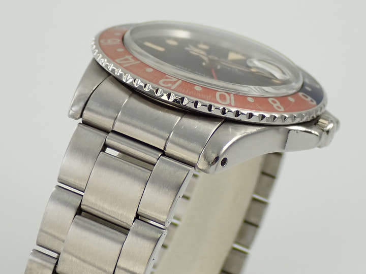ロレックス GMTマスター Ref.1675 ステンレススチール ブラック文字盤 オイスターブレスレット
