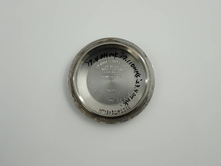 ロレックス GMTマスター Ref.1675 ステンレススチール ブラック文字盤 オイスターブレスレット
