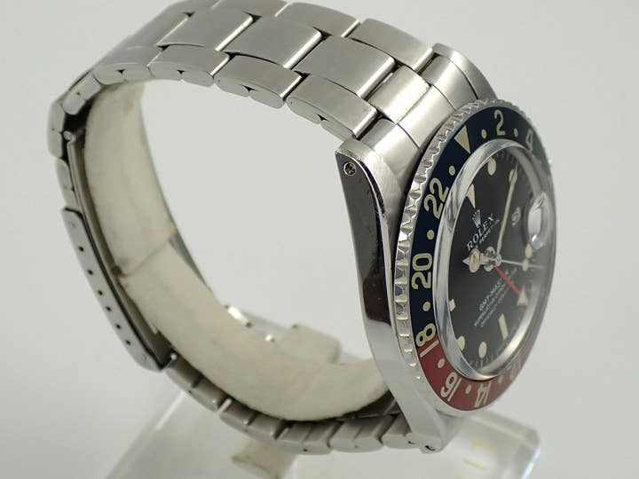 ロレックス GMTマスター Ref.1675 ステンレススチール ブラック文字盤 オイスターブレスレット