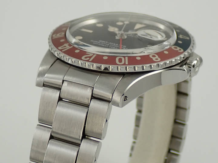 ロレックス GMTマスター Ref.1675 ステンレススチール ブラック文字盤 オイスターブレスレット