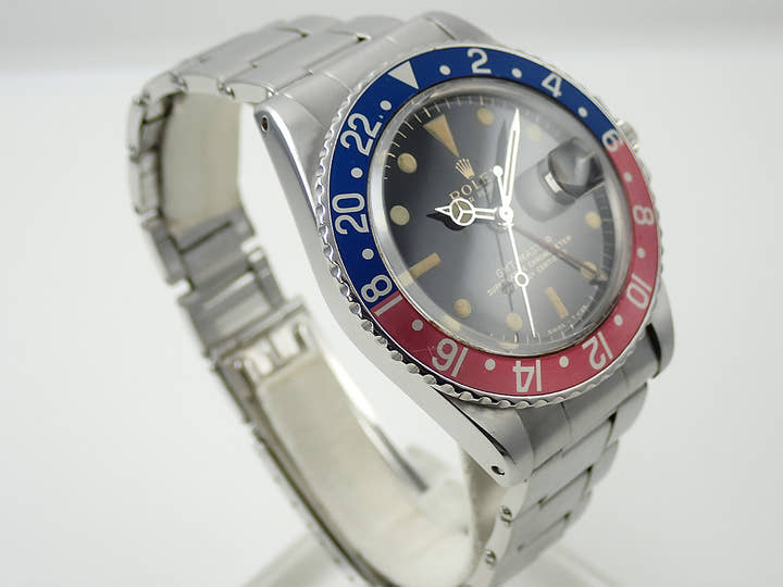 ロレックス GMTマスター Ref.1675 ステンレススチール ブラック文字盤 オイスターブレスレット