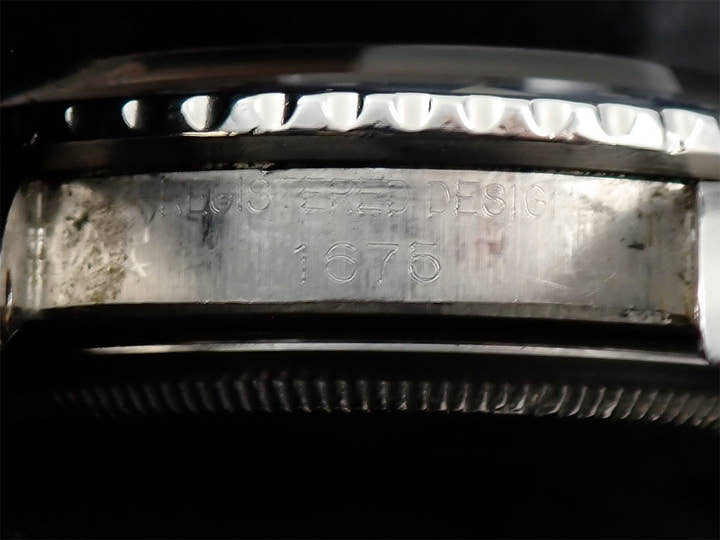 ロレックス GMTマスター Ref.1675 ステンレススチール ブラック文字盤 オイスターブレスレット