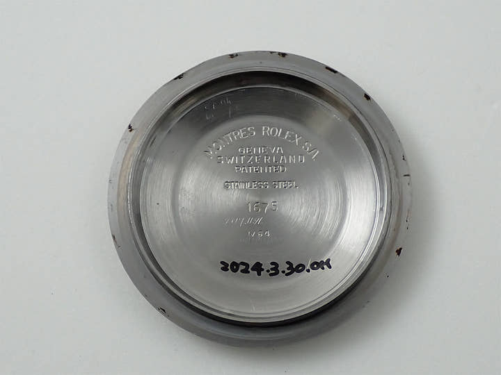 ロレックス GMTマスター Ref.1675 ステンレススチール ブラック文字盤 オイスターブレスレット