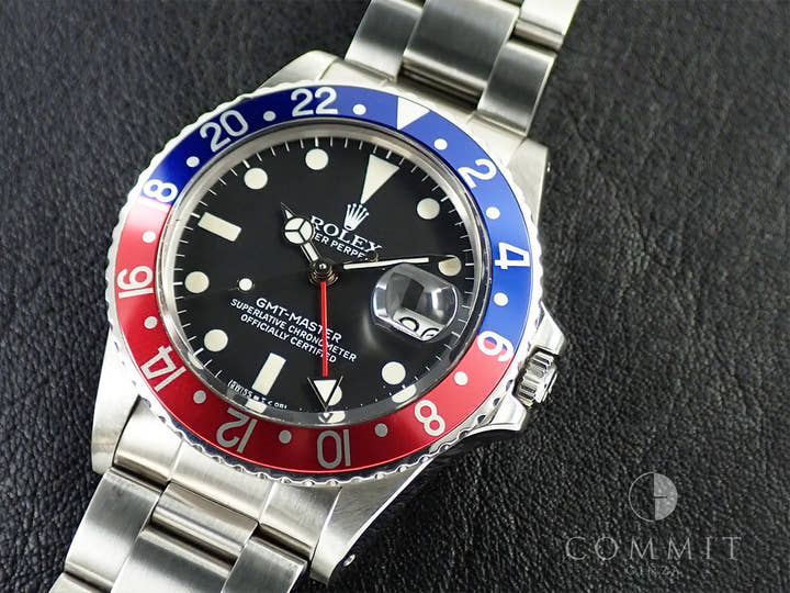 ロレックス GMTマスター Ref.16750 ステンレススチール ブラック文字盤 中古 8H8MPPX3