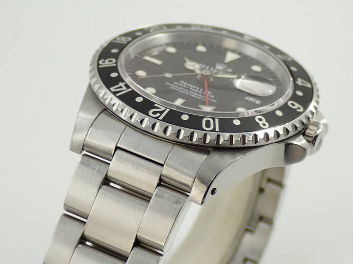 ロレックス GMTマスター Ref.16700 ステンレススチール ブラック文字盤 オイスターブレスレット 中古 9HT77789