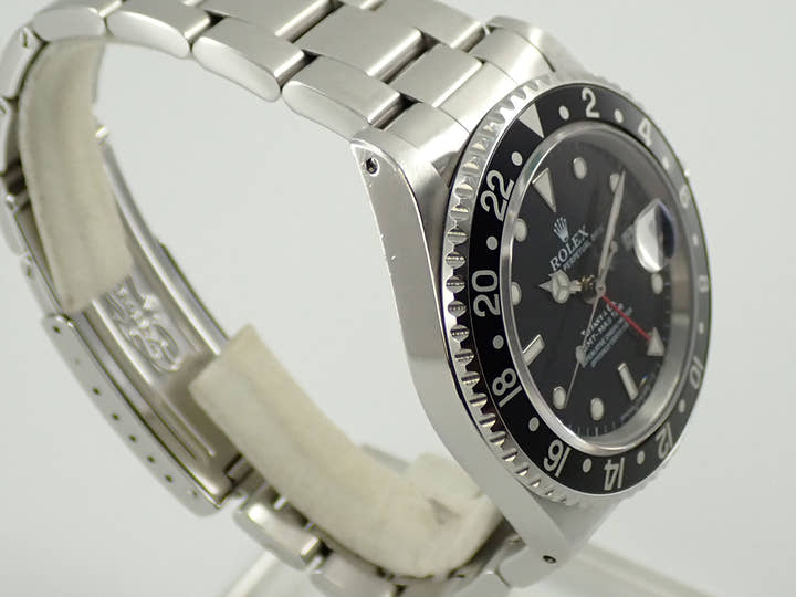 ロレックス GMTマスター Ref.16700 ステンレススチール ブラック文字盤 オイスターブレスレット 中古 9HT77789