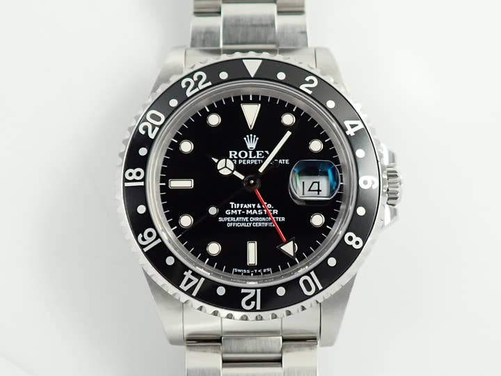 ロレックス GMTマスター Ref.16700 ステンレススチール ブラック文字盤 オイスターブレスレット 中古 9HT77789