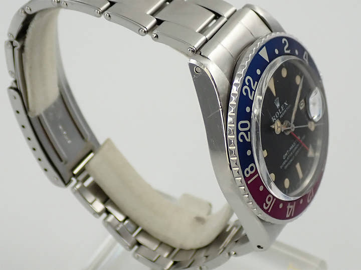 ロレックス GMTマスター Ref.1675 ステンレススチール ブラック文字盤 オイスターブレスレット
