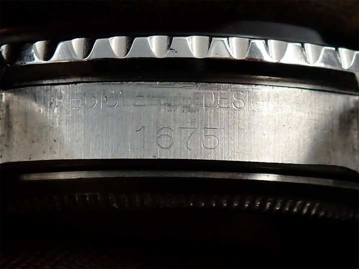 ロレックス GMTマスター Ref.1675 ステンレススチール ブラック文字盤 オイスターブレスレット