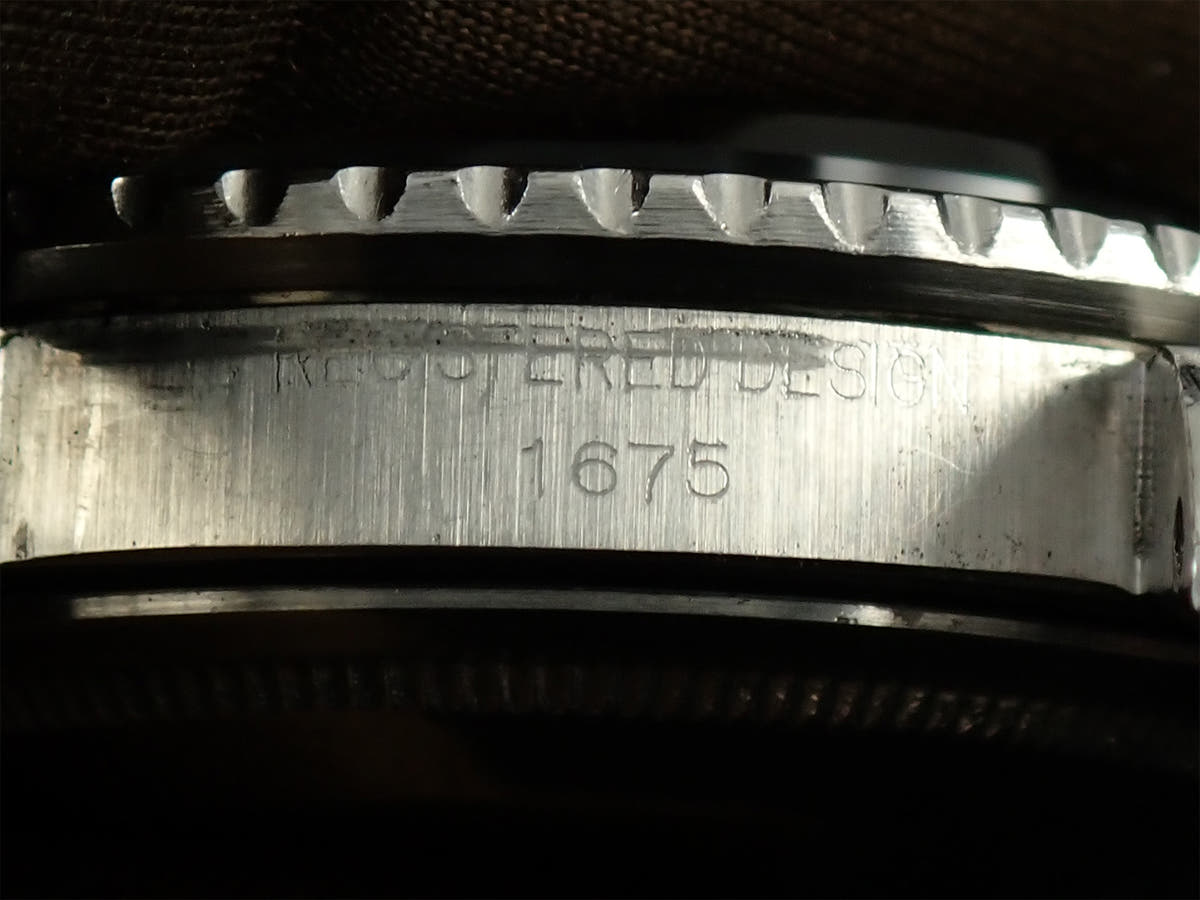 ロレックス GMTマスター Ref.1675 ブラック文字盤 中古 0765AH83