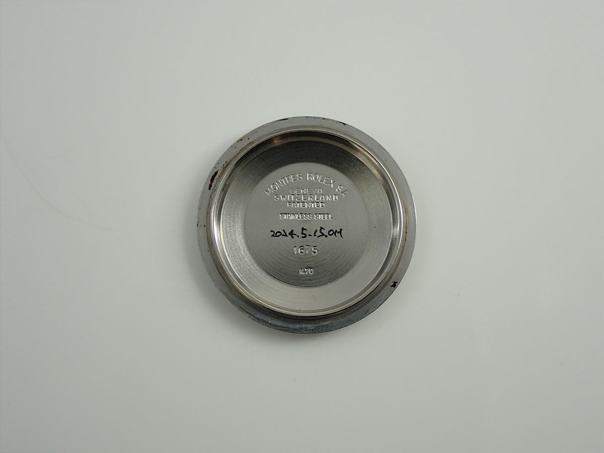 ロレックス GMTマスター Ref.1675 ブラック文字盤 中古 0765AH83