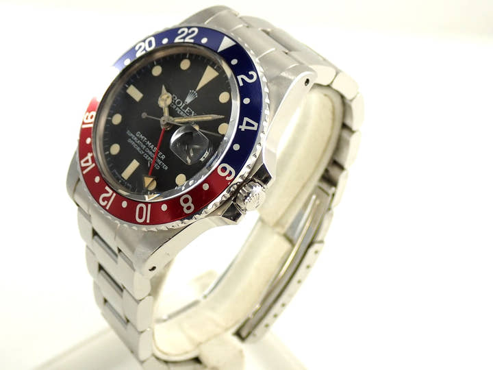ロレックス GMTマスター Ref.16750 ステンレススチール ブラック文字盤 中古 K7XVCTMR