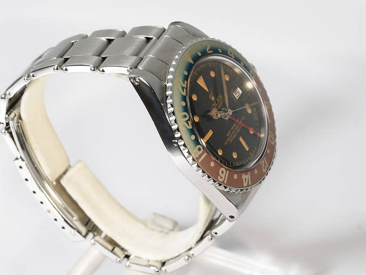 ロレックス GMTマスター Ref.1675 ステンレススチール ブラック文字盤 オイスターブレスレット