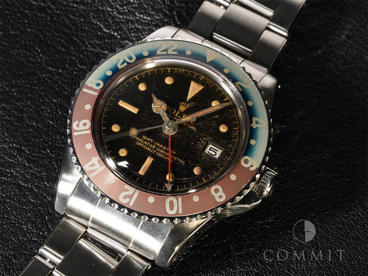 ロレックス GMTマスター Ref.1675 ステンレススチール ブラック文字盤 オイスターブレスレット