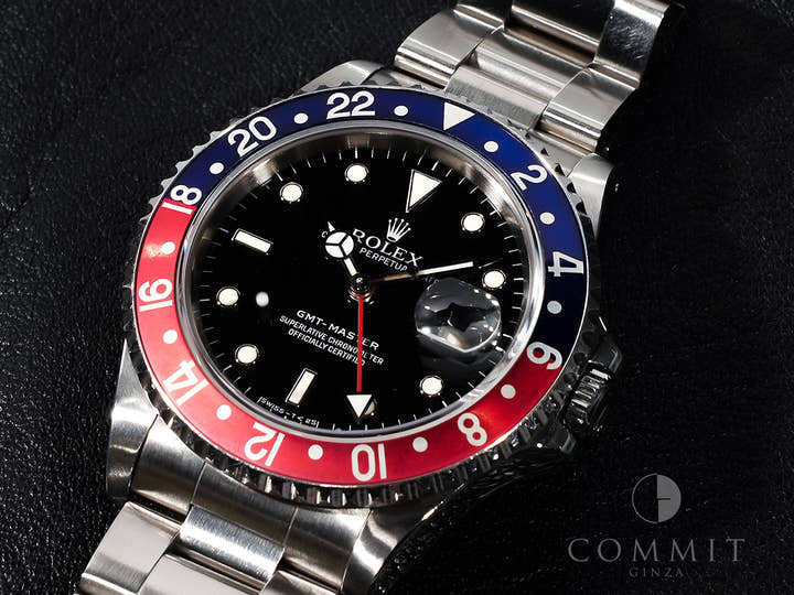 ロレックス GMTマスター Ref.16700 ステンレススチール ブラック文字盤 オイスターブレスレット