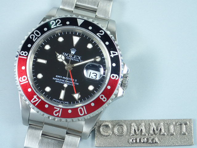 Rolex GMT Master II Red and Black Bezel S Series