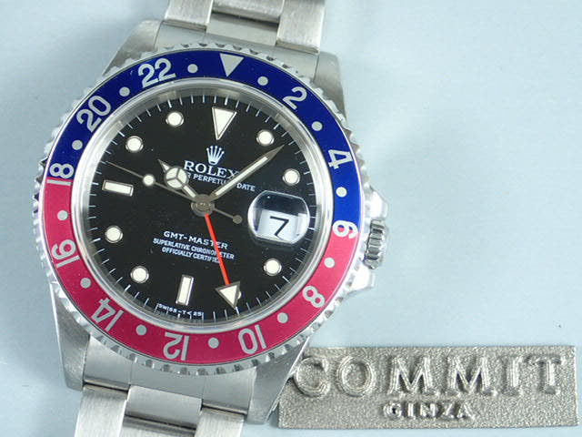 ロレックス GMTマスター Ref.16700 ブラック文字盤 中古 gmt-master-46 オイスターブレスレット