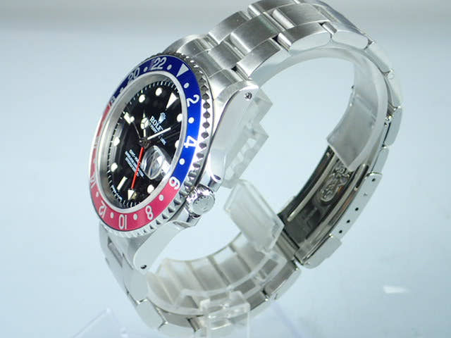 ロレックス GMTマスター Ref.16700 ブラック文字盤 中古 gmt-master-46 オイスターブレスレット