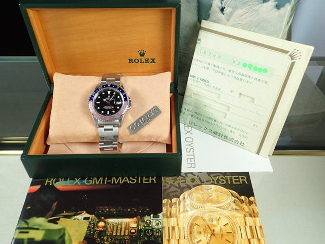 Rolex GMT Master Red and Blue Bezel N