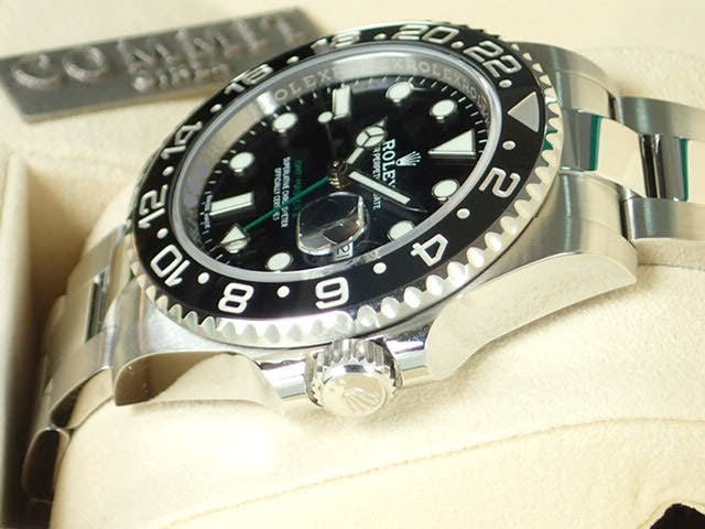 ロレックス GMTマスターII Ref.116710LN ブラック文字盤 未使用 gmt-master-48 オイスターブレスレット