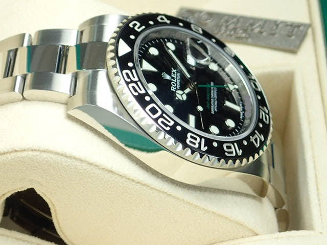 ロレックス GMTマスターII Ref.116710LN ブラック文字盤 未使用 gmt-master-48 オイスターブレスレット