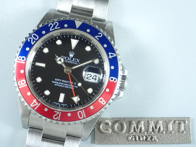 ロレックス GMTマスターII Ref.16710T ブラック文字盤 中古 gmt-master-49 オイスターブレスレット