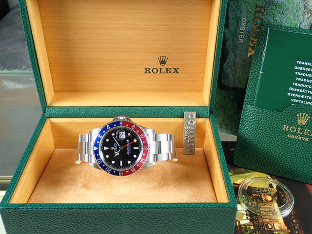 Rolex GMT Master II Red and Blue Bezel Y Series