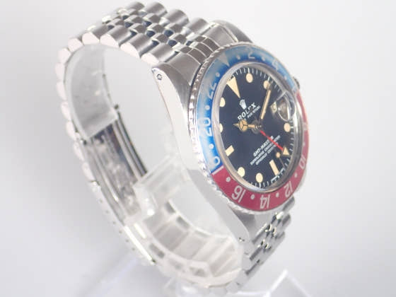 ロレックス GMTマスター Ref.1675 ブラック文字盤 中古 gmt-master-4 ジュビリーブレスレット