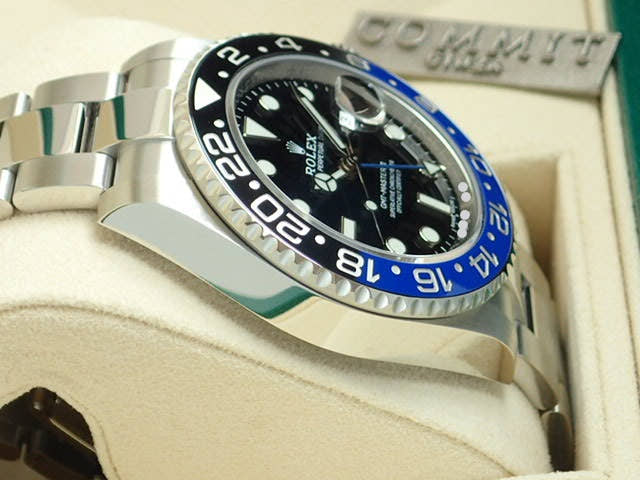 ロレックス GMTマスターII Ref.116710BLNR ブラック文字盤 未使用 gmt-master-39 オイスターブレスレット