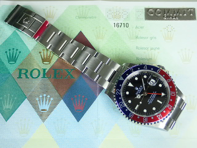 Rolex GMT Master II Red and Blue Bezel Z Series [Good Condition]