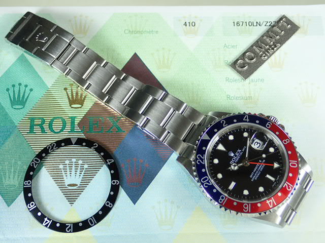 Rolex GMT Master II Red and Blue Bezel Z Series