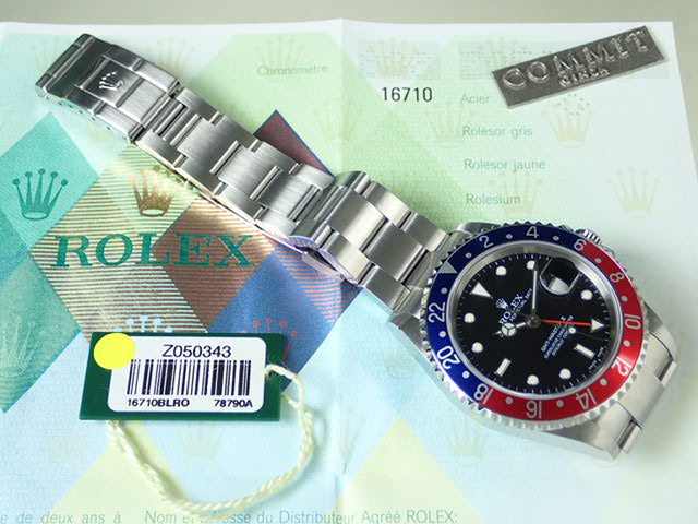 Rolex GMT Master II Red and Blue Bezel Z Series