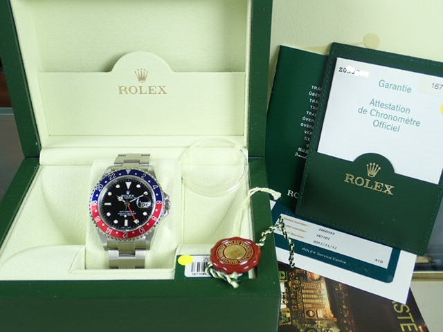 Rolex GMT Master II Red and Blue Bezel Z Series