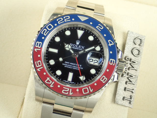 ロレックス GMTマスターII Ref.116719BLRO ブラック文字盤 美品 gmt-master-54 オイスターブレスレット
