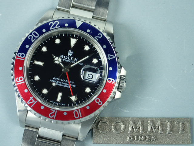ロレックス GMTマスター Ref.16700 ブラック文字盤 中古 gmt-master-57 オイスターブレスレット