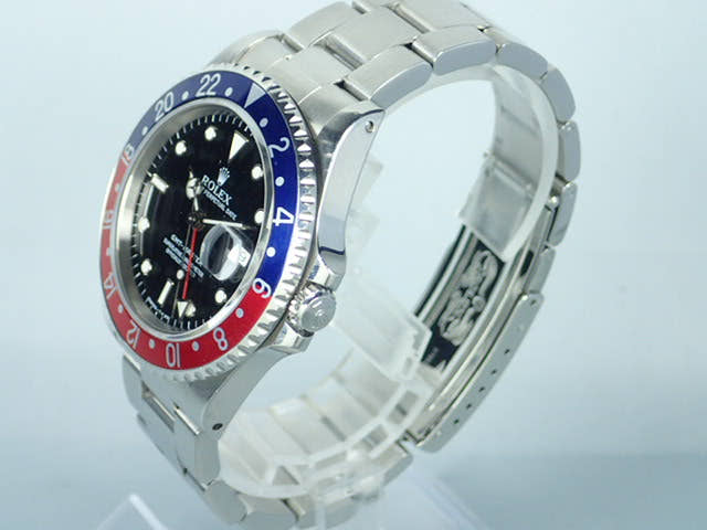 ロレックス GMTマスター Ref.16700 ブラック文字盤 中古 gmt-master-57 オイスターブレスレット