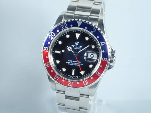 ロレックス GMTマスター Ref.16700 ブラック文字盤 中古 gmt-master-57 オイスターブレスレット