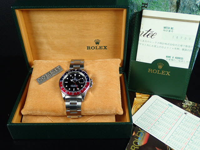 ロレックス GMTマスター Ref.16700 ブラック文字盤 中古 gmt-master-57 オイスターブレスレット