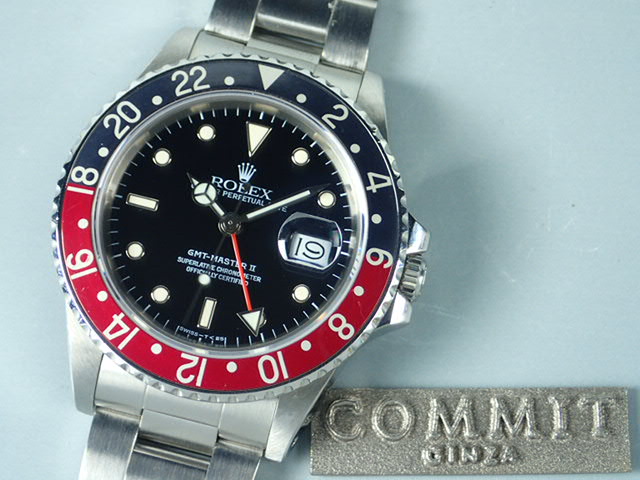 Rolex GMT Master II Red and Black Bezel Ref.16760