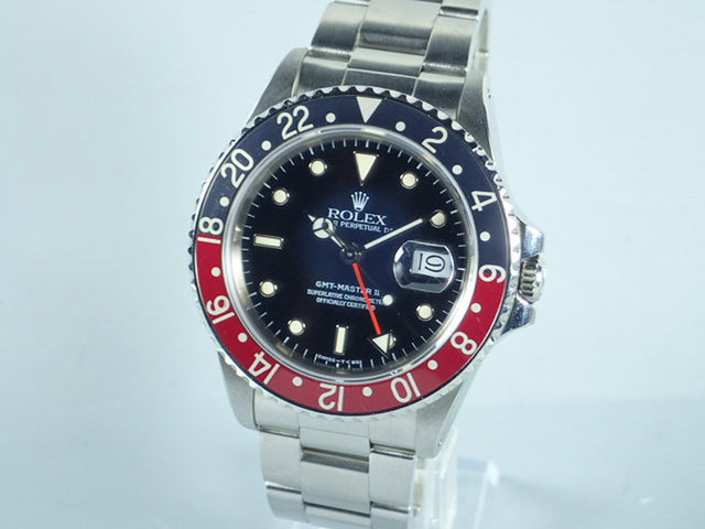 Rolex GMT Master II Red and Black Bezel Ref.16760