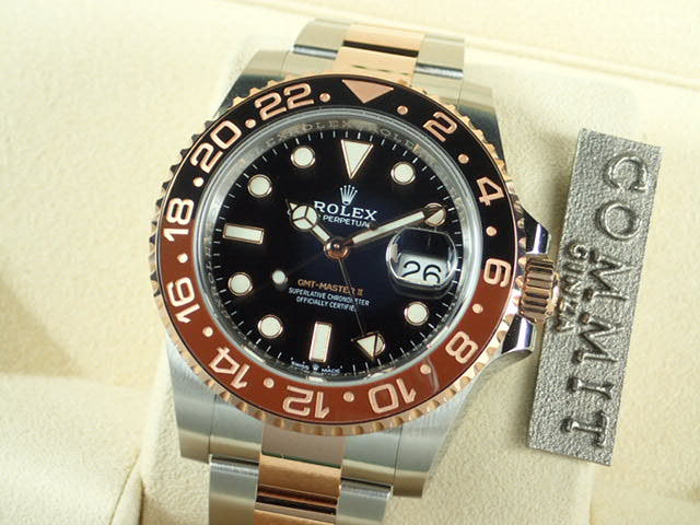ロレックス GMTマスターII Ref.126711CHNR ブラック文字盤 未使用 gmt-master-60 オイスターブレスレット オイスターブレスレット