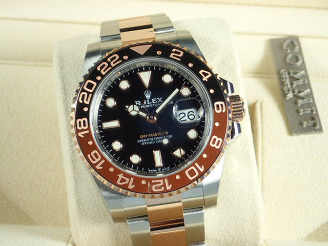 ロレックス GMTマスターII Ref.126711CHNR ブラック文字盤 未使用 gmt-master-60 オイスターブレスレット オイスターブレスレット