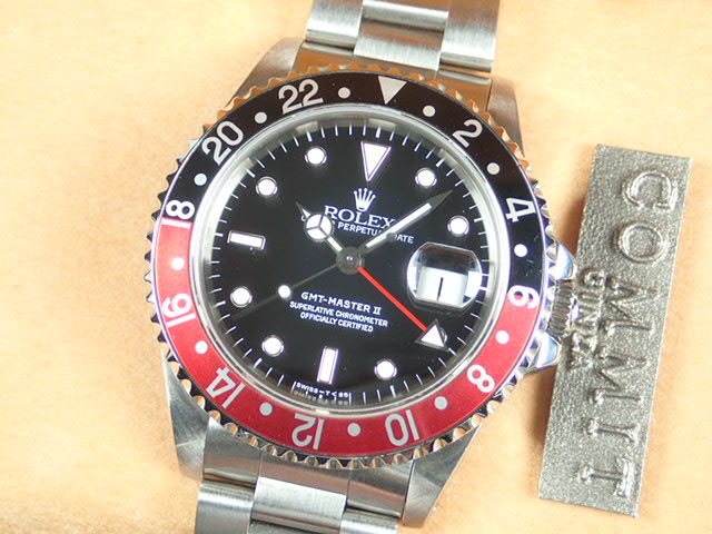 Rolex GMT Master II Red and Black Bezel S Series